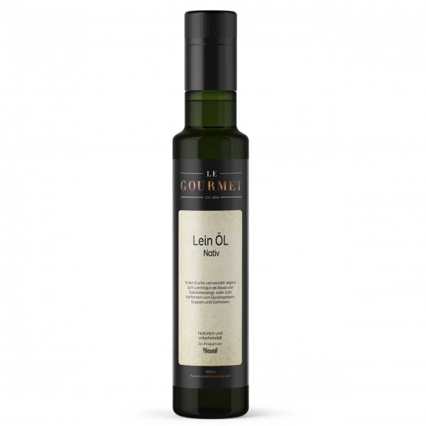 Leinöl Öl, kaltgepresst, 500ml