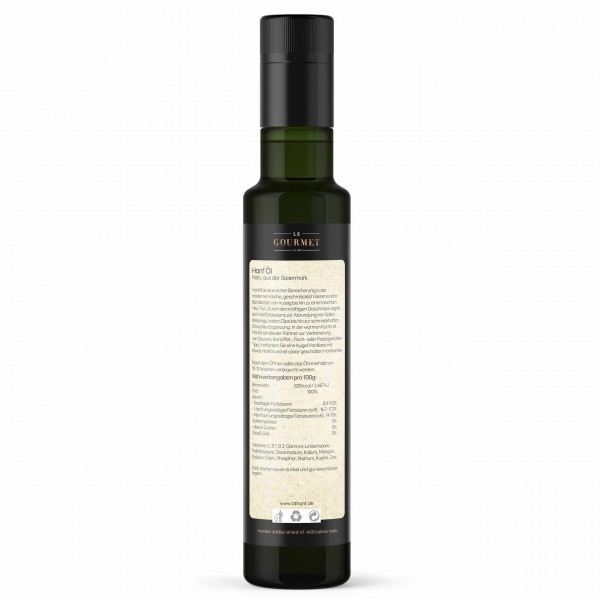 Hanföl, kaltgepresst, 500ml