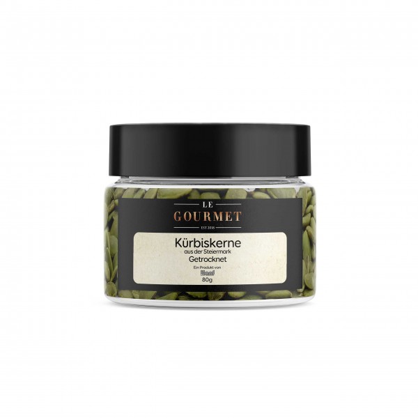 Kürbiskerne natur, getrocknet, 80 und 200g