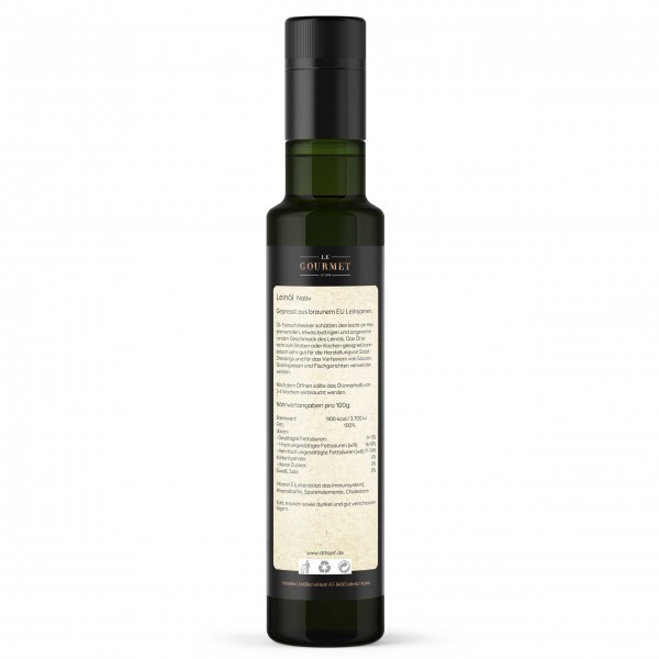 Leinöl Öl, kaltgepresst, 500ml